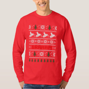 SNOWMOBILE-HÄSSLICHES WEIHNACHTSstrickjacke-MUSTER T-Shirt