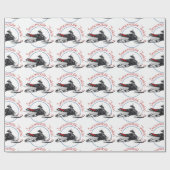 Snowmobile Junkie Geschenkpapier (Flach)