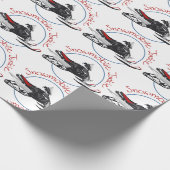 Snowmobile Junkie Geschenkpapier (Ecke)