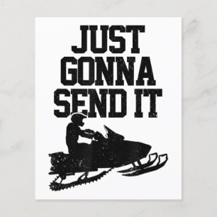 Snowmobile Just Gonna senden Sie es lustig Motor S