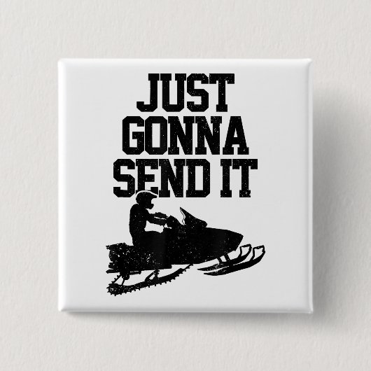 Snowmobile Just Gonna senden Sie es lustig Motor S Button (Vorderseite)