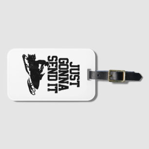 Snowmobile Just Gonna senden Sie es lustig Motor S Gepäckanhänger