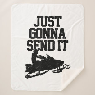 Snowmobile Just Gonna senden Sie es lustig Motor S Sherpadecke