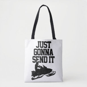 Snowmobile Just Gonna senden Sie es lustig Motor S Tasche