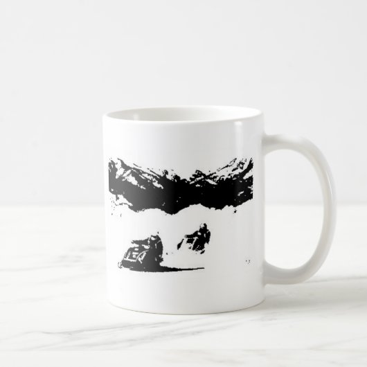 Snowmobile-laufende Auflehnung Kaffeetasse (Rechts)