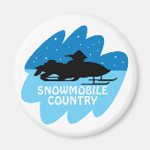 Snowmobile Magnet (Vorne)