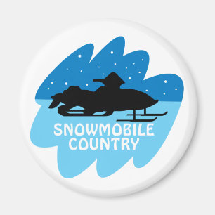 Snowmobile Magnet