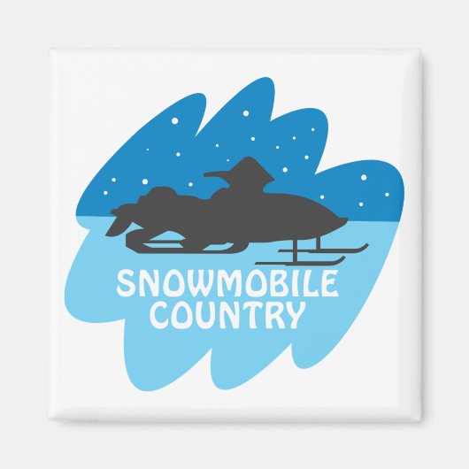 Snowmobile Magnet (Vorne)