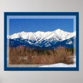 Snowmobile Mountain Dreams Poster (Vorne)