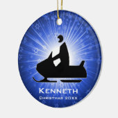 Snowmobile Ornament (Links)