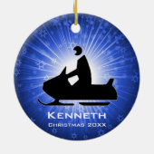 Snowmobile Ornament (Hinten)