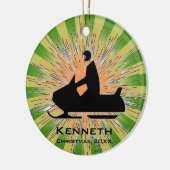 Snowmobile Ornament (Links)