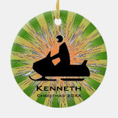 Snowmobile Ornament (Hinten)