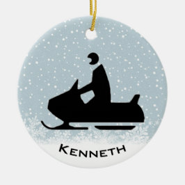 Snowmobile Ornament