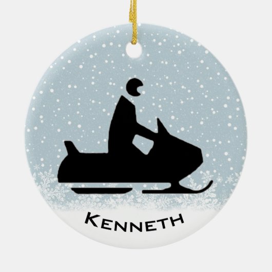 Snowmobile Ornament (Hinten)