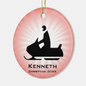 Snowmobile Ornament (Links)