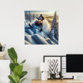 Snowmobile Poster (Heimbüro)