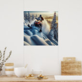 Snowmobile Poster (Küche)