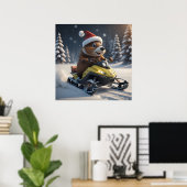 Snowmobile Poster (Heimbüro)