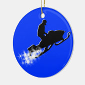 Snowmobile: Pulverspur Keramikornament (Links)