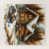 Snowmobile Puzzle (Horizontal)