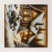 Snowmobile Puzzle (Horizontal)