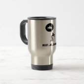 Snowmobile Reisebecher (Vorderseite Links)