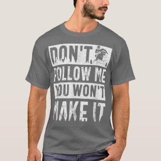 Snowmobile Reiten Schneemobil-Funn Folge mir Funn T-Shirt