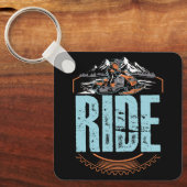 Snowmobile Ride Snowmobiling Wintererlebniswelt Schlüsselanhänger (Vorderseite)