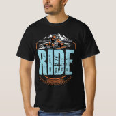 Snowmobile Ride Snowmobiling Wintererlebniswelt T-Shirt (Vorderseite)