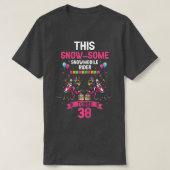 Snowmobile Riding Design und Snowmobiler Bi T-Shirt (Design vorne)