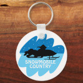 Snowmobile Schlüsselanhänger (Vorderseite)