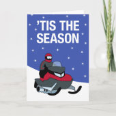 Snowmobile Season Card Karte (Vorderseite)