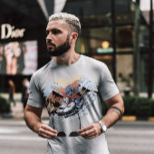 Snowmobile Skelett T-Shirt