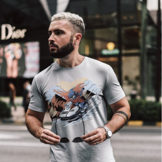 Snowmobile Skelett T-Shirt