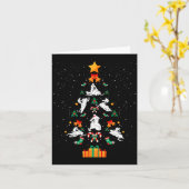 Snowmobile Snowmobiling Christmas Tree Xmas  Karte (Gelbe Blume)