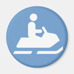 Snowmobile-Symbol-Magnet Magnet