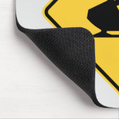 Snowmobile-Symbol Mousepad (Ecke)