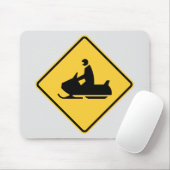 Snowmobile-Symbol Mousepad (Mit Mouse)