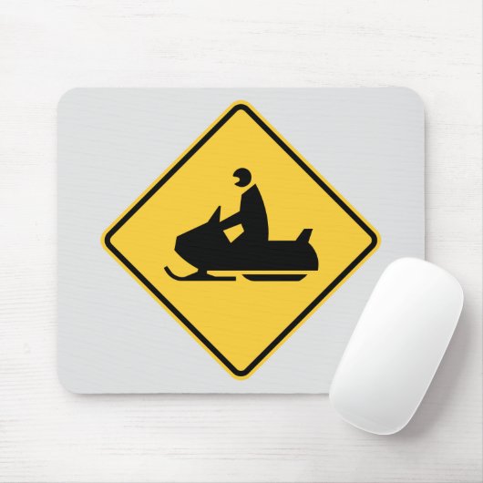 Snowmobile-Symbol Mousepad (Mit Mouse)