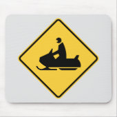 Snowmobile-Symbol Mousepad (Vorne)