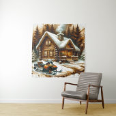 Snowmobile Tapestry Wandteppich (Beispiel)