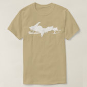 Snowmobile Upper Michigan UP Upper Peninsula T-Shirt (Design vorne)