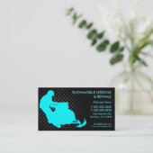 Snowmobilelektionsmietgewohnheits-Visitenkarten Visitenkarte (Stehend Vorderseite)