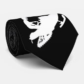 Snowmobiler White Sled Krawatte (Gerollt)