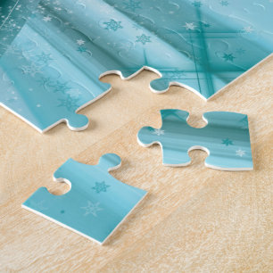 Snowmobiling auf eisigem HinterRev Puzzle