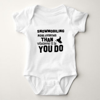 snowmobiling fantastischeres baby strampler
