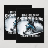 Snowmobiling Funny Snowmobile (Vorne/Hinten)