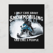 Snowmobiling Funny Snowmobile (Vorderseite)
