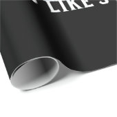 Snowmobiling Funny Snowmobile Geschenkpapier (Rolleneckpunkt)